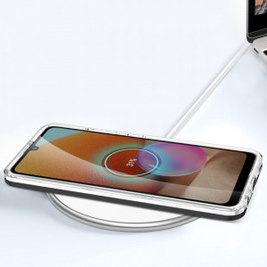 Гръб Clear 3в1 с гел рамка - Samsung Galaxy A72 черен - Img 7