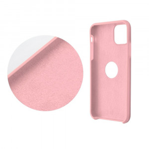Гръб FORCELL Silicone - iPhone 12 Pro Max (с отвор за пръстов отпечатък) розов - Img 16