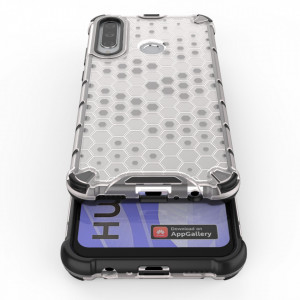 Гръб Honeycomb Armor със силиконов бъмпер - Huawei Y6p зелен - Img 8