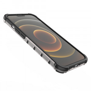 Гръб Honeycomb Armor със силиконов бъмпер - iPhone 13 червен - Img 11