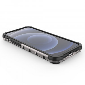 Гръб Honeycomb Armor със силиконов бъмпер - iPhone 13 mini прозрачен - Img 11
