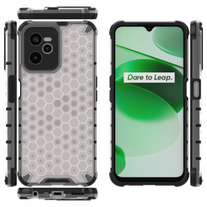 Гръб Honeycomb Armor със силиконов бъмпер - Realme C35 прозрачен - Img 18