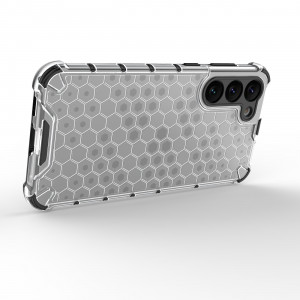 Гръб Honeycomb Armor със силиконов бъмпер - Samsung Galaxy S23+ син - Img 14