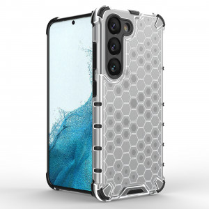 Гръб Honeycomb Armor със силиконов бъмпер - Samsung Galaxy S23 черен - Img 4