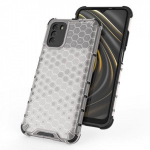 Гръб Honeycomb Armor със силиконов бъмпер - Xiaomi Poco M3 прозрачен - Img 7