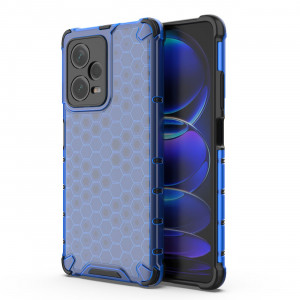 Гръб Honeycomb Armor със силиконов бъмпер - Xiaomi Redmi Note 12 Pro+ 5G син - Img 1