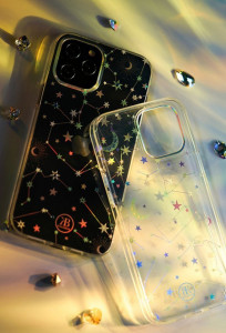 Гръб KINGXBAR Lucky с оригинални кристали Swarovski - iPhone 12 mini (късмет) прозрачен - Img 7