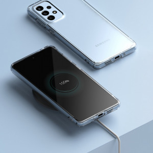 Гръб RINGKE Fusion със силиконов бъмпер - Samsung Galaxy A73 5G прозрачен - Img 7