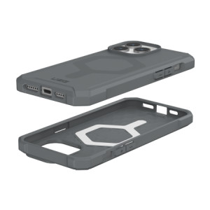 Гръб UAG Essential Armor MagSafe - iPhone 15 Pro Max сребрист - Img 6