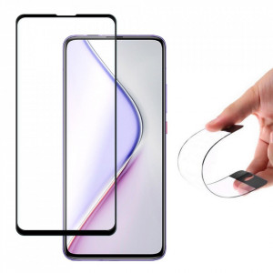 Гъвкав протектор с пълно покритие WOZINSKY - Xiaomi Poco X2 / Redmi K30 черна рамка - Img 2