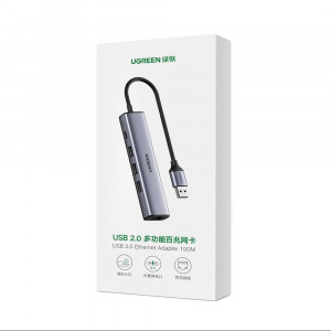 Докинг станция UGREEN USB Type A 3.0 към 3x USB Type A / RJ45 / USB Type C Power Delivery (CM475) сива - Img 5