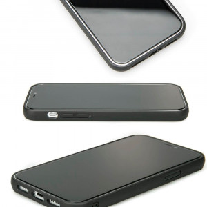 Дървен гръб BEWOOD Unique Wood and Resin MagSafe - iPhone 12 / 12 Pro Neptune тъмносин / черен - Img 5