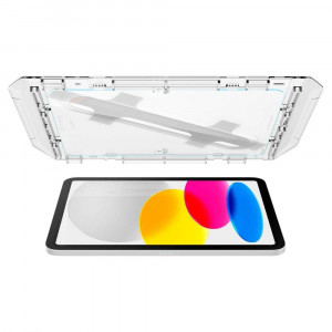 Закален стъклен протектор с инструмент за поставяне SPIGEN Glas Tr Ez Fit - iPad 10.9" 2022 прозрачен - Img 4
