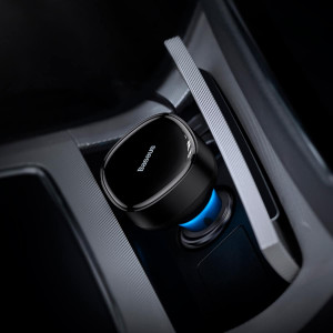Зарядно за кола BASEUS Enjoyment 2в1 33W 2x USB Type C черно - Img 6