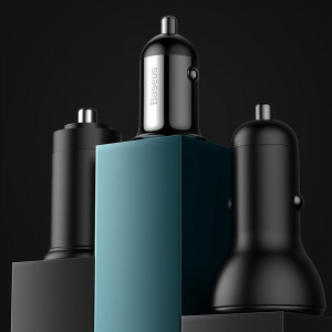Зарядно за кола BASEUS Grain Pro 4.8A 2x USB Type A (CCALLP-02) бяло - Img 13