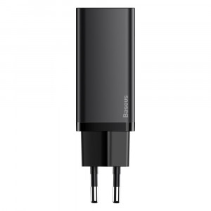 Зарядно за стена BASEUS GaN2 Lite 65W USB Type A / USB Type C PD QC3.0 (CCGAN2L-B01) черно - Img 2