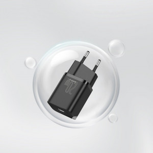Зарядно за стена BASEUS Super Si 1C 20W USB Type C PD (CCSUP-B02) бяло - Img 20