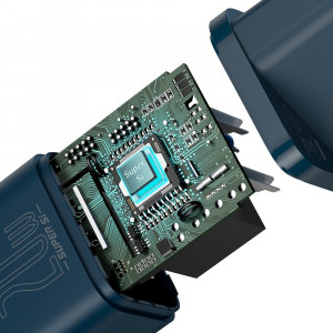 Зарядно за стена BASEUS Super Si 1C 20W USB Type C PD (CCSUP-B03) синьо - Img 8