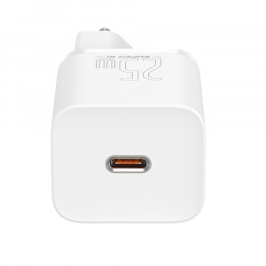 Зарядно за стена BASEUS Super Si 1C 25W USB Type C PD QC (CCSP020102) бяло - Img 8