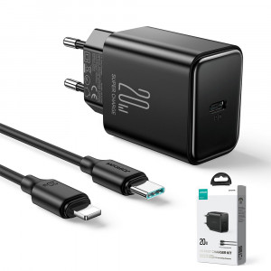 Зарядно за стена JOYROOM JR-TCF06 20W USB Type C PD черно - Img 13
