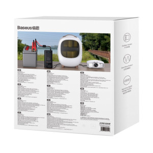 Инвертор за кола BASEUS 150W 12V / 500W 220V (CN / EU стандарт) (CGNB000101) черен - Img 6