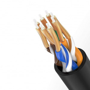 Интернет кабел UGREEN RJ45 cat.6A UTP 1000Mb/s 1m черен (70332) - Img 11