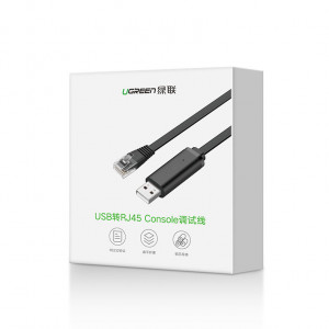 Интернет кабел UGREEN USB Type A към Ethernet RJ45 1.5m черен (CM204) - Img 5
