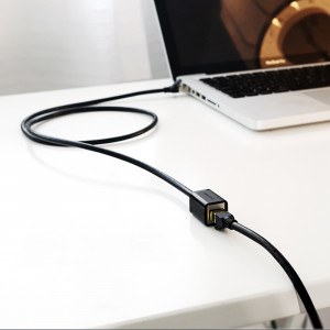 Интернет удължител UGREEN RJ45 F/UTP cat.6 1000Mb/s 1m черен (NW112) - Img 4
