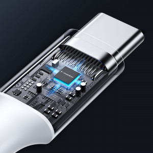 Кабел за зареждане и данни с оплетка UGREEN US557 USB Type C към USB Type C Power Delivery 100W 1m черен - Img 8