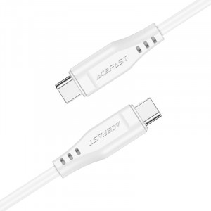 Кабел за зареждане и данни ACEFAST USB Type C към USB Type C 1.2m 60W (20V / 3A) бял (C3-03 бял) - Img 2