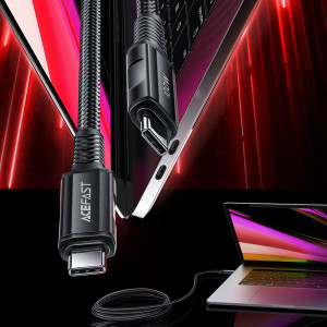 Кабел за зареждане и данни ACEFAST USB Type C към USB Type C 2m 100W 20V 5A черен (C4-03 черен) - Img 7