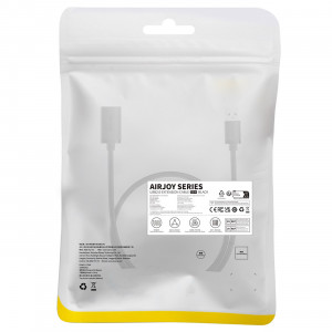 Кабел за зареждане и данни BASEUS AiRJoy USB Type A 2.0 0.5m черен - Img 11