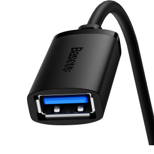 Кабел за зареждане и данни BASEUS AiRJoy USB Type A 3.0 1.5m черен - Img 4