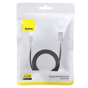 Кабел за зареждане и данни BASEUS AiRJoy USB Type A 3.0 1.5m черен - Img 10