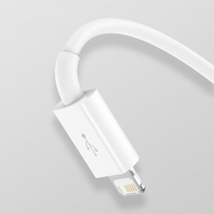 Кабел за зареждане и данни BASEUS Superior 3in1 USB Type A към Lightning / USB Type C / micro USB 3.5A 1.5 m бял (CAMLTYS-02) - Img 9