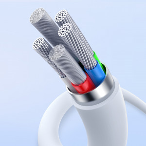 Кабел за зареждане и данни BASEUS Superior ll USB Type C към USB Type C 30W 480Mb/s 1m бял - Img 9