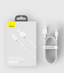 Кабел за зареждане и данни BASEUS Superior USB Type A към Lightning с бързо зареждане Data 2.4A 1m (CALYS-A09) червен - Img 17