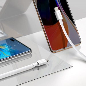Кабел за зареждане и данни BASEUS Superior USB Type C към USB Type C с бързо зареждане Power Delivery Huawei FCP 100W 5A 20V 1m черен (CATYS-B01) - Img 13