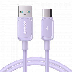 Кабел за зареждане и данни JOYROOM USB Type A към USB Type C 3A 1.2m S-AC027A14 лилав - Img 3