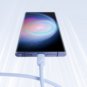 Кабел за зареждане и данни JOYROOM USB Type A към USB Type C 3A 1.2m S-AC027A14 син - Img 11