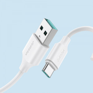 Кабел за зареждане и данни JOYROOM USB Type A към USB Type C 3A 1m черен (S-UC027A9) - Img 2