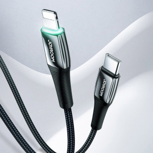 Кабел за зареждане и данни JOYROOM USB Type C към Lightning с бързо зареждане 1.2m (S-1224K2) червен - Img 4