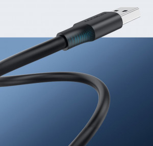 Кабел за зареждане и данни UGREEN USB Type A към USB Type A 3.0 1m черен - Img 8
