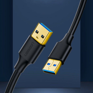 Кабел за зареждане и данни UGREEN USB Type A 3.0 към USB Type A 3.0 2m сив (10371) - Img 10