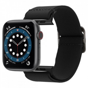Каишка SPIGEN Fit Lite - Apple Watch 44mm SE / 44mm Series 6 / 44mm Series 5 / 44mm Series 4 / 42mm Series 3 / 42mm Series 2 / 42mm (1st gen) черен