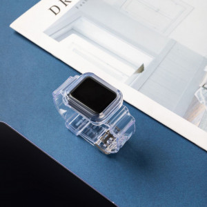 Калъф за корпус с каишка Light Strap - Apple Watch 44mm SE / 44mm Series 6 / 44mm Series 5 / 44mm Series 4 жълт - Img 7