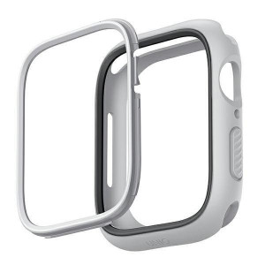 Калъф за корпус с рамка UNIQ Moduo - Apple Watch 40mm SE / 41mm Series 8 / 41mm Series 7 / 40mm Series 6 / 40mm Series 5 / 40mm Series 4 тебеширеносив - Img 2