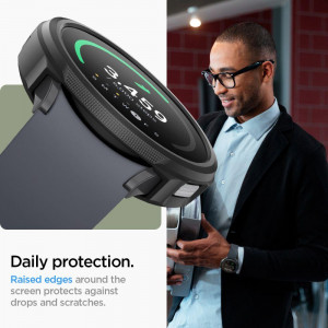 Калъф за корпус SPIGEN Liquid Air - Samsung Galaxy Watch6 44mm черен мат - Img 11