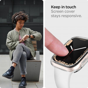 Калъф за корпус SPIGEN Ultra Hybrid - Apple Watch 41mm Series 9 / 41mm Series 8 / 41mm Series 7 transparent - Img 12