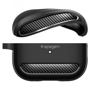 Калъф за слушалки SPIGEN Rugged Armor – AirPods Pro 1 / 2 черен мат - Img 4